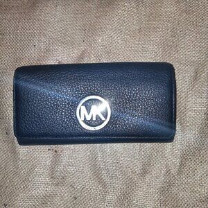 Michael Kors Black Leather Wallet